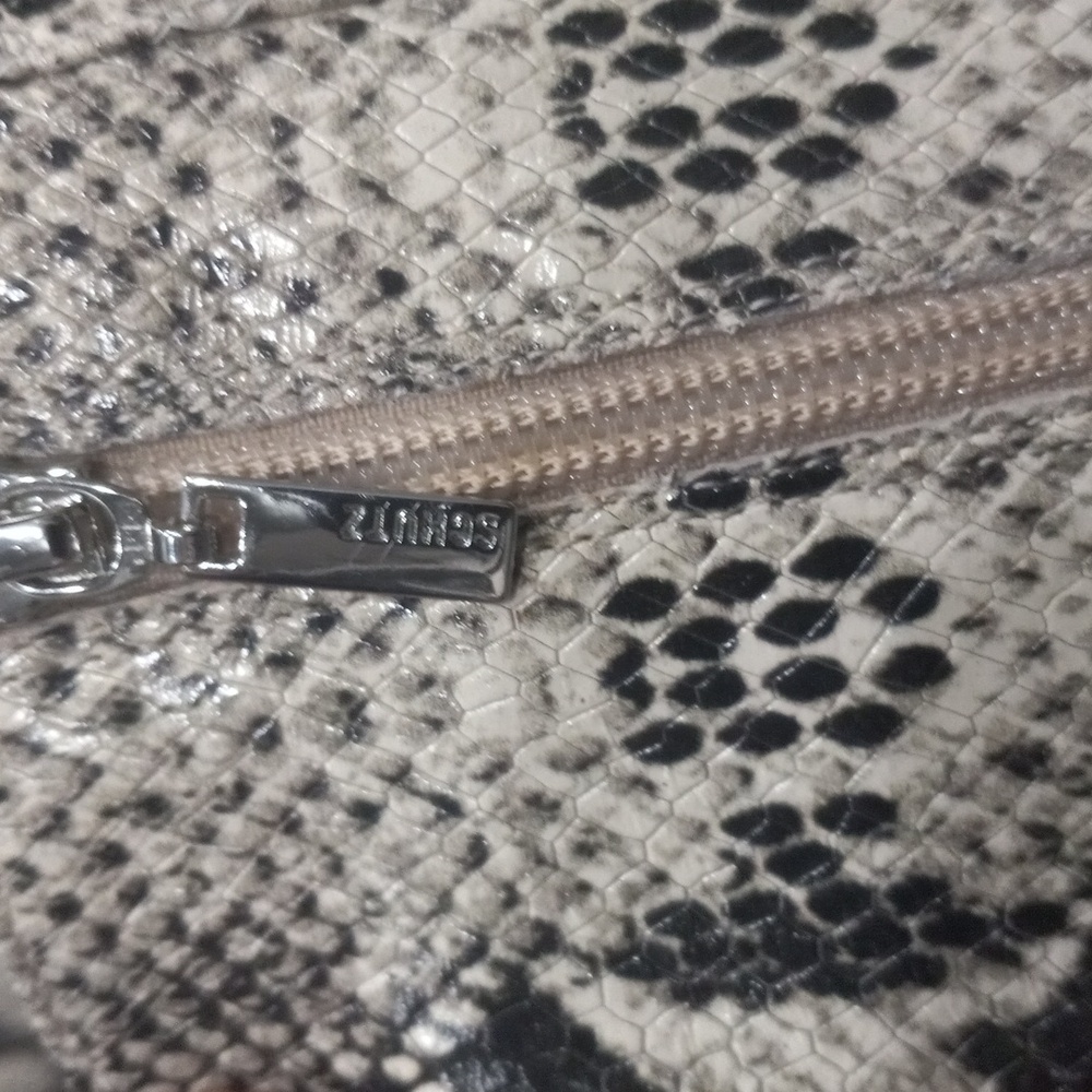 Schutz Bette Python Printed Leather Boots With St… - image 13